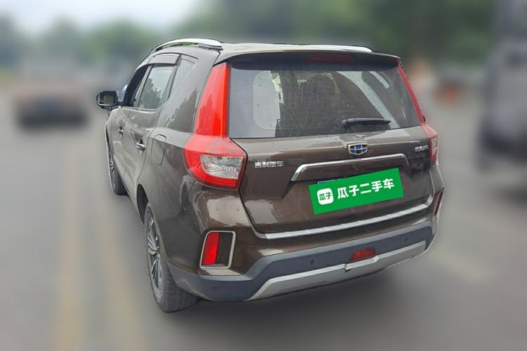 Used Geely Auto Vision X6 2016 1.8L Manual Luxury Model Rear Left 45 Deg