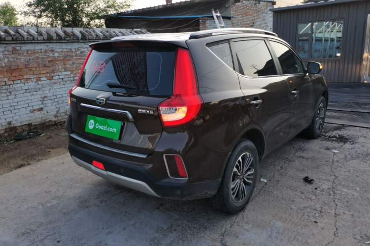 Used Geely Auto Vision X6 2016 1.3T CVT Flagship Model Rear Right 45 Deg
