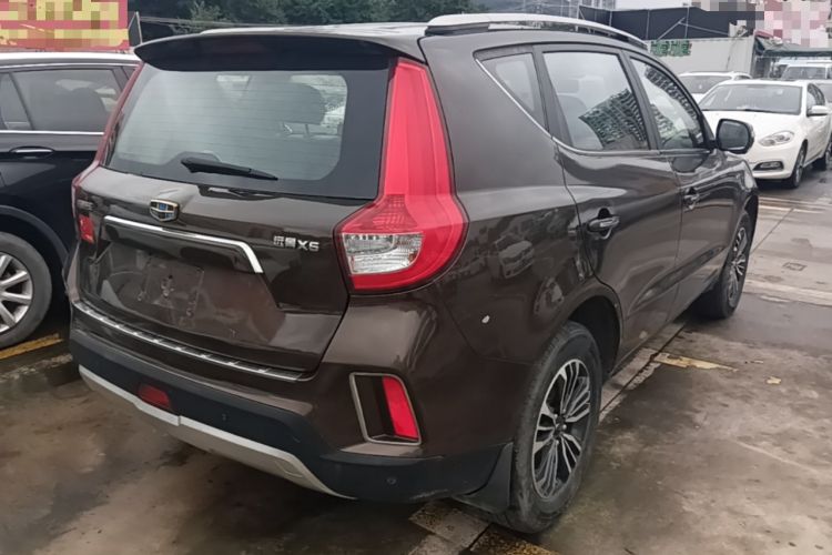 Used Geely Auto Vision X6 2016 1.3T CVT Flagship Model Rear Right 45 Deg