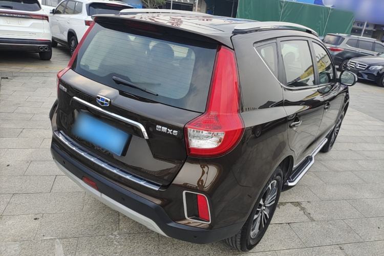 Used Geely Auto Vision X6 2016 1.3T CVT Flagship Model Rear Right 45 Deg