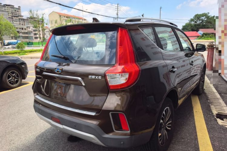 Used Geely Auto Vision X6 2016 1.8L Manual Luxury Model Rear Right 45 Deg