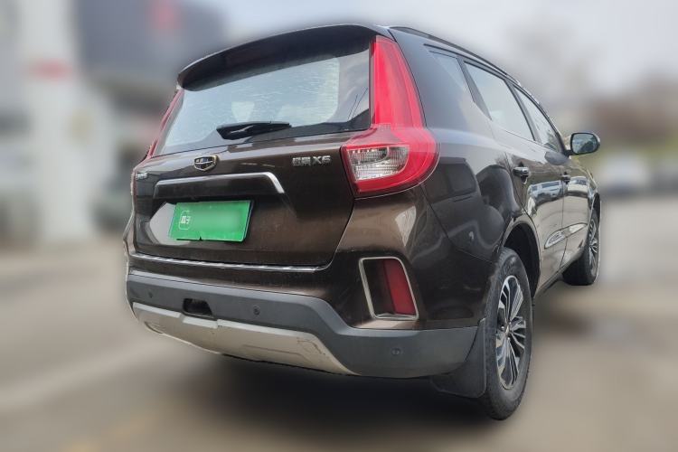 Used Geely Auto Vision X6 2016 1.3T CVT Flagship Model Rear Right 45 Deg