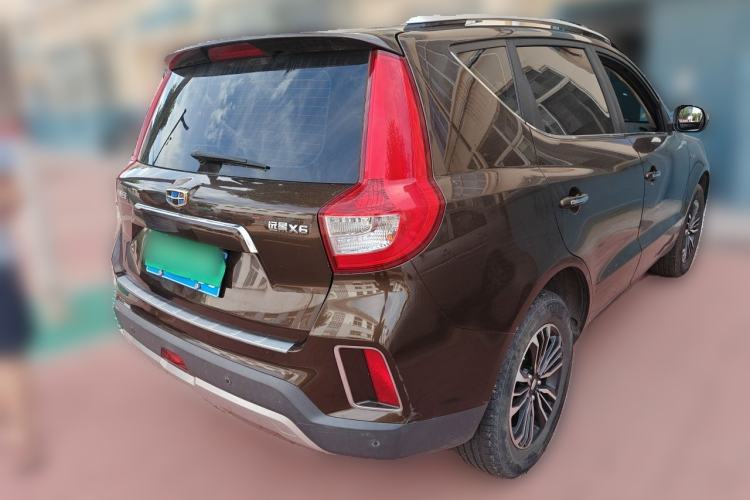 Used Geely Auto Vision X6 2016 1.3T CVT Flagship Model Rear Right 45 Deg