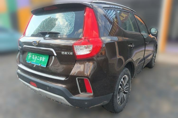 Used Geely Auto Vision X6 2016 1.3T CVT Luxury Model Rear Right 45 Deg