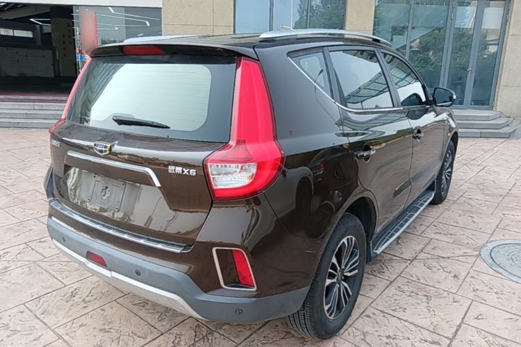 Used Geely Auto Vision X6 2016 1.3T CVT Flagship Model Rear Right 45 Deg
