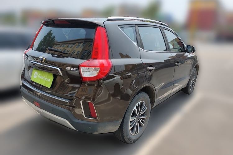 Used Geely Auto Vision X6 2016 1.8L Manual Luxury Model Rear Right 45 Deg