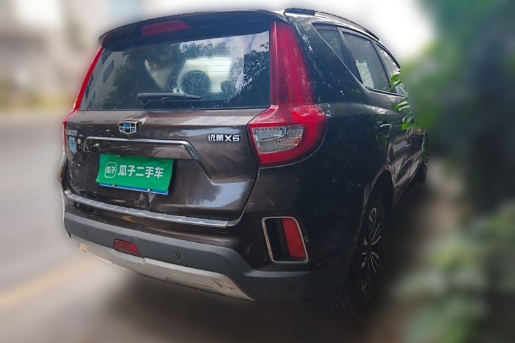 Used Geely Auto Vision X6 2016 1.3T CVT Flagship Model Rear Right 45 Deg