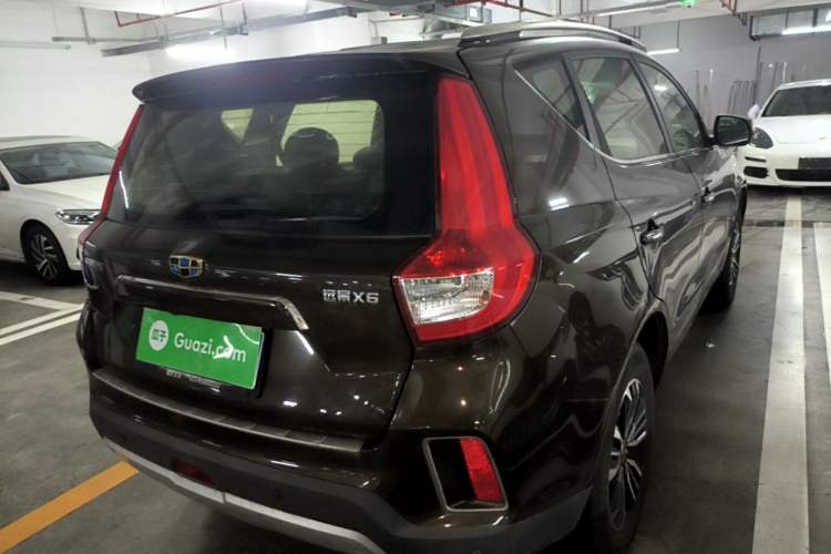 Used Geely Auto Vision X6 2016 1.8L Manual Luxury Model Rear Right 45 Deg