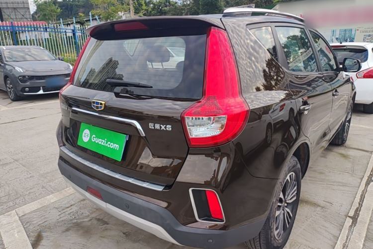 Used Geely Auto Vision X6 2016 1.3T CVT Flagship Model Rear Right 45 Deg