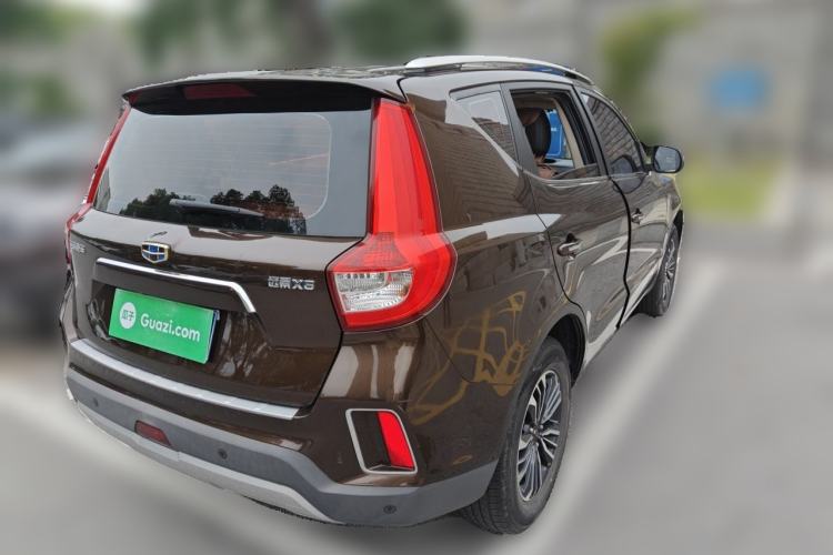 Used Geely Auto Vision X6 2016 1.3T CVT Luxury Model Rear Right 45 Deg