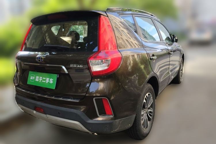 Used Geely Auto Vision X6 2016 1.3T CVT Flagship Model Rear Right 45 Deg