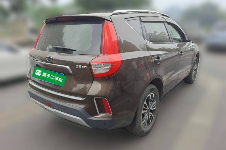Used Geely Auto Vision X6 2016 1.8L Manual Luxury Model Rear Right 45 Deg