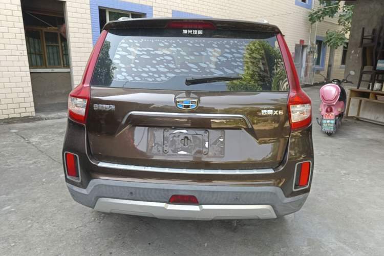 Used Geely Auto Vision X6 2016 1.8L Manual Luxury Model Rear