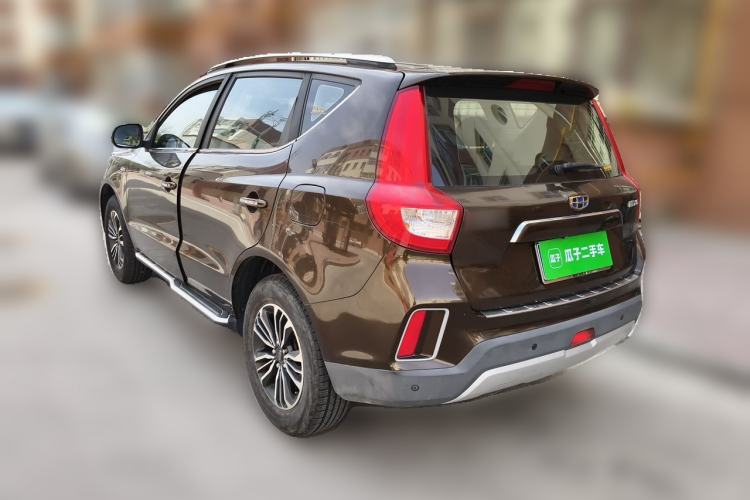 Used Geely Auto Vision X6 2016 1.3T CVT Flagship Model Rear Left 45 Deg