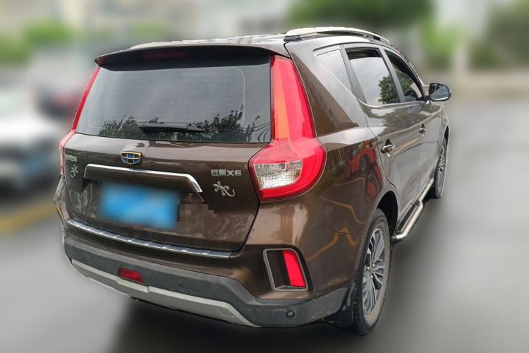 Used Geely Auto Vision X6 2016 1.3T CVT Flagship Model Rear Right 45 Deg