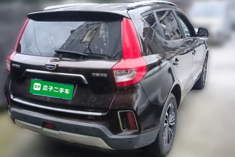 Used Geely Auto Vision X6 2016 1.3T CVT Luxury Model Rear Right 45 Deg
