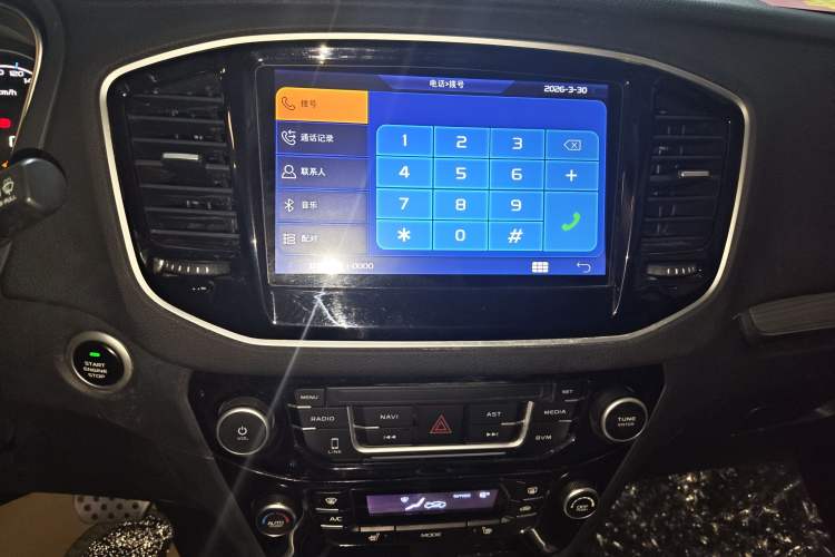 Used Geely Auto Vision X6 2016 1.3T CVT Flagship Model Audio And AC Panel