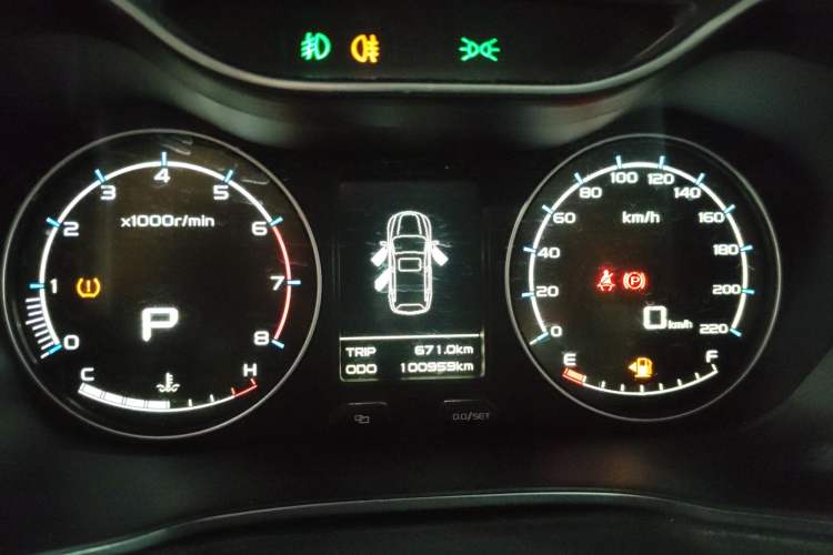 Used Geely Auto Vision X6 2016 1.3T CVT Flagship Model Instrument Cluster