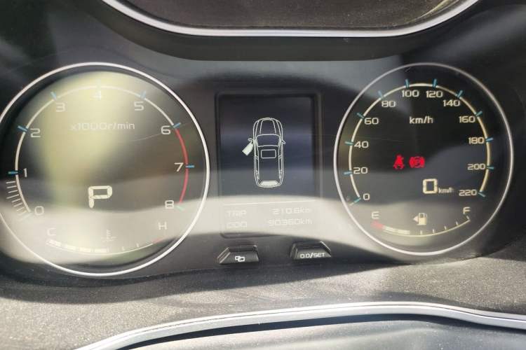 Used Geely Auto Vision X6 2016 1.3T CVT Luxury Model Instrument Cluster