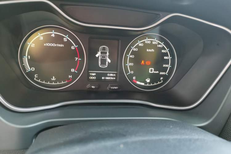 Used Geely Auto Vision X6 2016 1.8L Manual Luxury Model Odometer Close Up