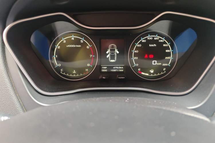 Used Geely Auto Vision X6 2016 1.8L Manual Luxury Model Odometer Close Up
