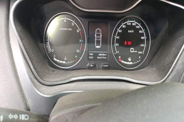 Used Geely Auto Vision X6 2016 1.8L Manual Luxury Model Odometer Close Up