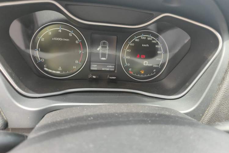 Used Geely Auto Vision X6 2016 1.8L Manual Luxury Model Odometer Close Up