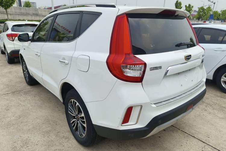 Used Geely Auto Vision X6 2016 1.3T CVT Flagship Model Rear Left 45 Deg