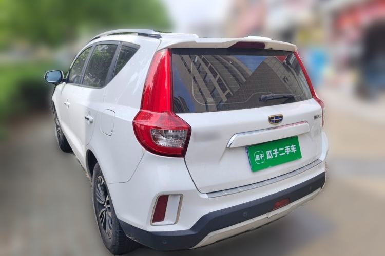Used Geely Auto Vision X6 2016 1.8L Manual Luxury Model Rear Left 45 Deg