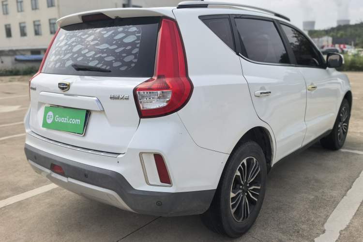 Used Geely Auto Vision X6 2016 1.8L Manual Luxury Model Rear Right 45 Deg