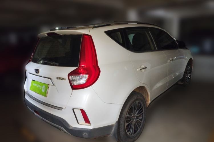 Used Geely Auto Vision X6 2016 1.8L Manual Luxury Model Rear Right 45 Deg