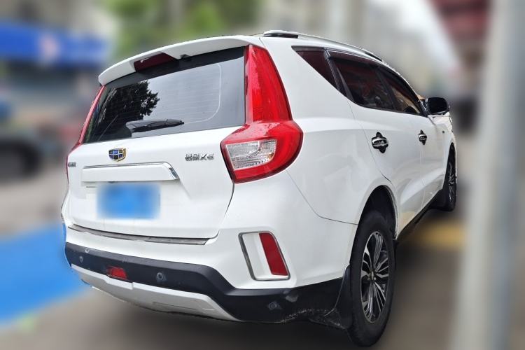 Used Geely Auto Vision X6 2016 1.3T CVT Flagship Model Rear Right 45 Deg