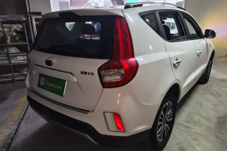 Used Geely Auto Vision X6 2016 1.3T CVT Flagship Model Rear Right 45 Deg