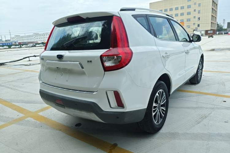 Used Geely Auto Vision X6 2016 1.3T CVT Flagship Model Rear Right 45 Deg