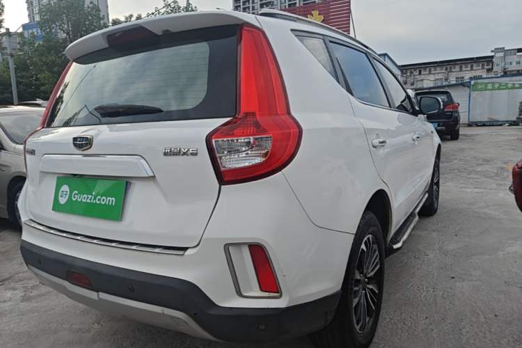 Used Geely Auto Vision X6 2016 1.3T CVT Flagship Model Rear Right 45 Deg