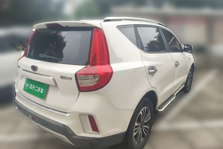 Used Geely Auto Vision X6 2016 1.3T CVT Luxury Model Rear Right 45 Deg