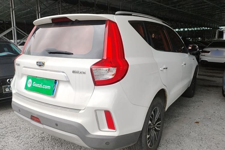 Used Geely Auto Vision X6 2016 1.3T CVT Flagship Model Rear Right 45 Deg