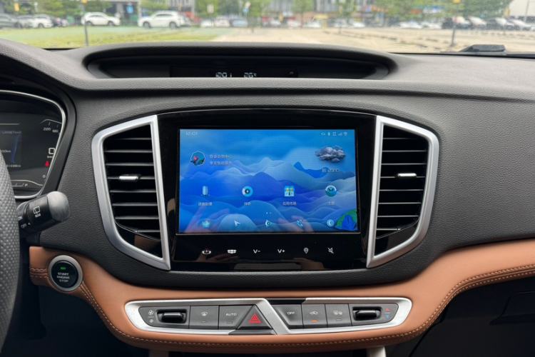 Used Geely Auto Vision X6 2018 1.4T CVT 4G Connected Luxury Version Audio And AC Panel