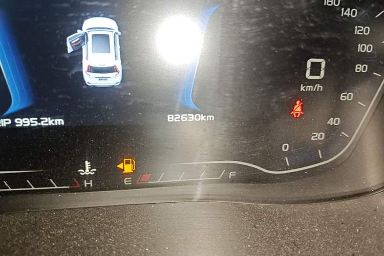 Used Geely Auto Vision X6 2018 1.8L Manual 4G Connect Luxury Edition Odometer Close Up