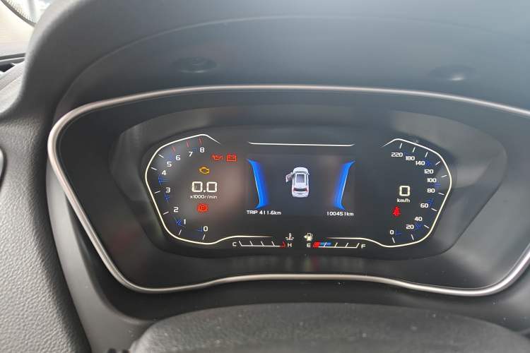 Used Geely Auto Vision X6 2018 1.8L Manual 4G Connect Luxury Edition Odometer Close Up