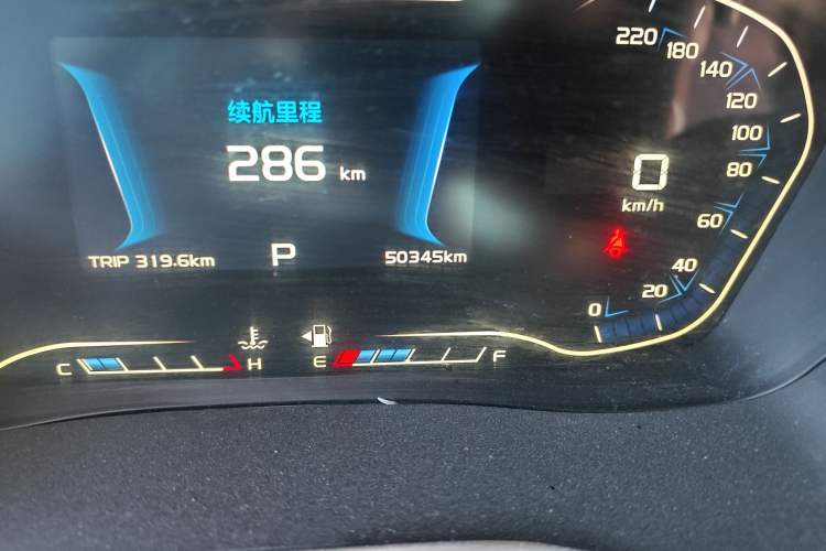 Used Geely Auto Vision X6 2018 1.4T CVT 4G Connected Luxury Version Odometer Close Up