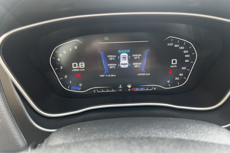 Used Geely Auto Vision X6 2018 1.8L Manual 4G Connect Luxury Edition Odometer Close Up