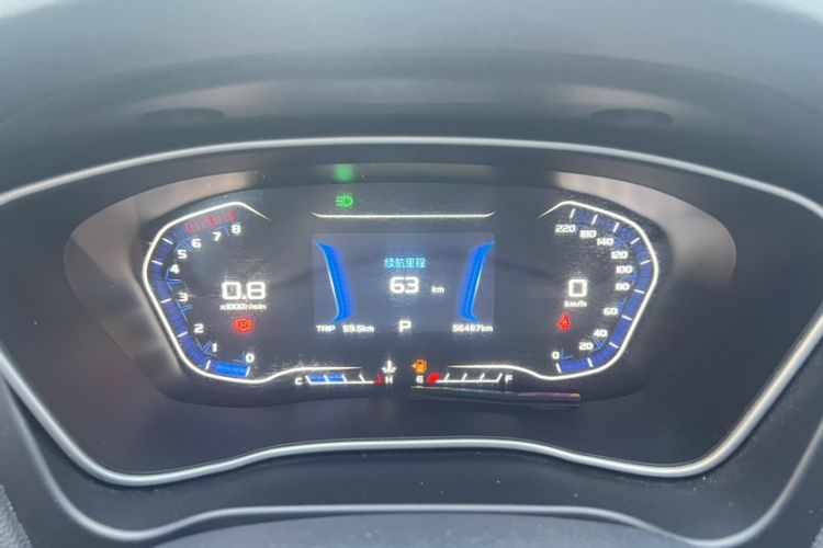 Used Geely Auto Vision X6 2018 1.4T CVT 4G Connected Luxury Version Odometer Close Up