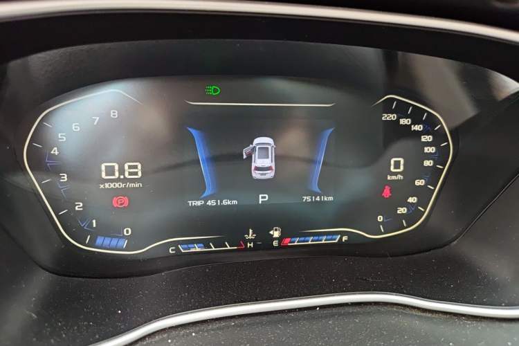 Used Geely Auto Vision X6 2018 1.4T CVT 4G Connected Luxury Version Instrument Cluster