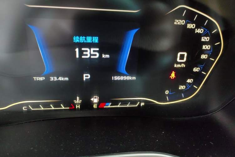 Used Geely Auto Vision X6 2018 1.4T CVT 4G Connected Luxury Version Odometer Close Up