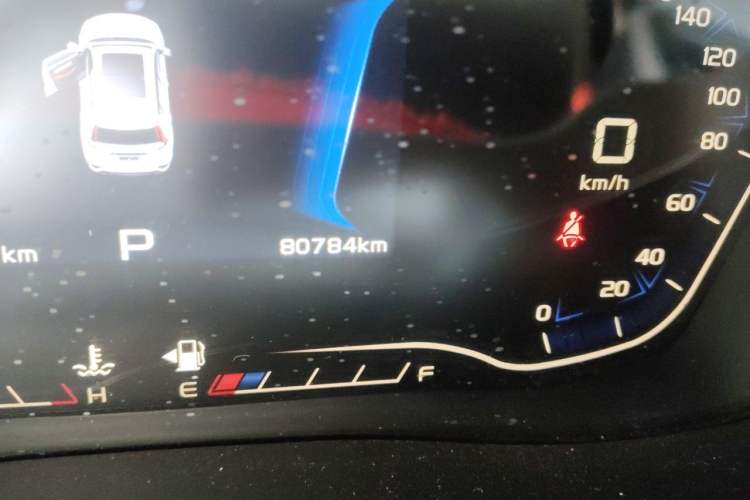 Used Geely Auto Vision X6 2018 1.4T CVT 4G Connected Luxury Version Odometer Close Up