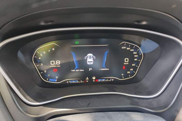 Used Geely Auto Vision X6 2018 1.4T CVT 4G Connected Flagship Edition Odometer Close Up