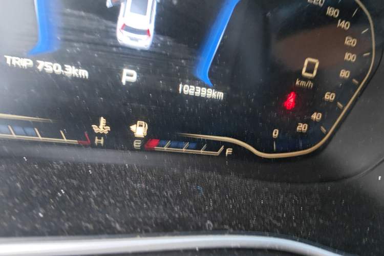 Used Geely Auto Vision X6 2018 1.4T CVT 4G Connected Luxury Version Odometer Close Up