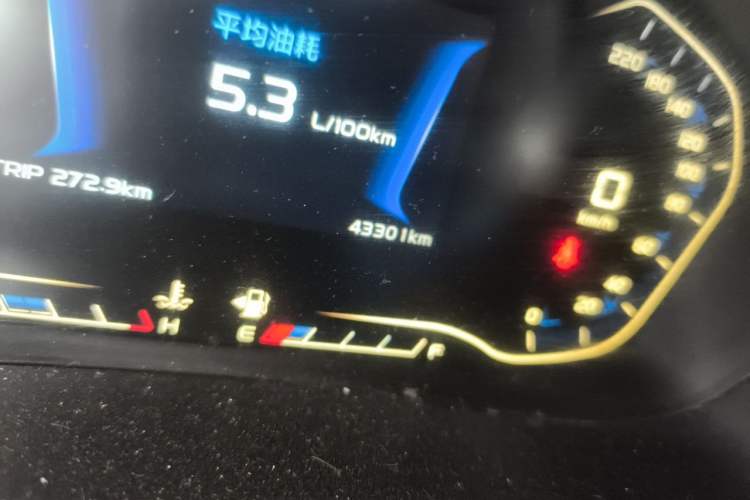 Used Geely Auto Vision X6 2018 1.8L Manual 4G Connect Luxury Edition Odometer Close Up