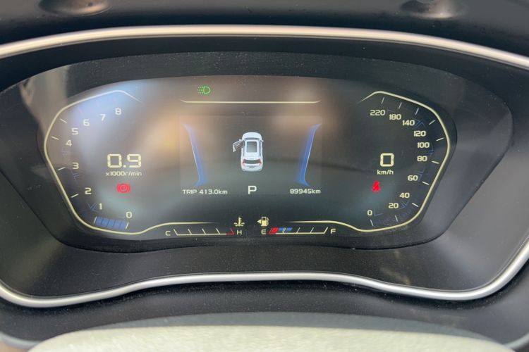 Used Geely Auto Vision X6 2018 1.4T CVT 4G Connected Luxury Version Odometer Close Up